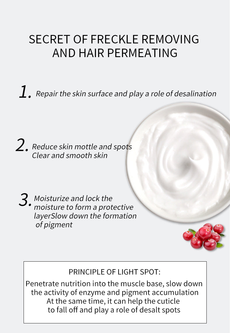 Meremajakan Whitening Spot Cream Kosmetik Pabrik OEM ODM