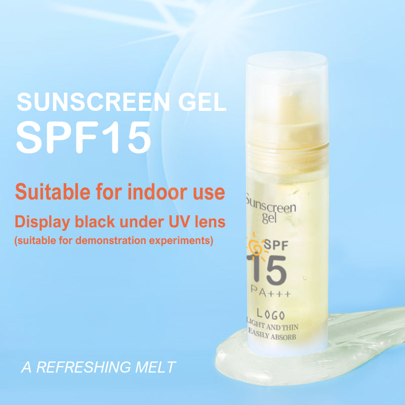 Sunscreen Gel SPF15 Multi-Scenario Defense Private Label Manufacturing