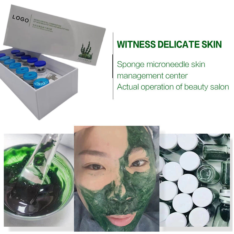 Spons alami mikronadel bahan baku peremajaan kulit OEM/ODM kustomisasi