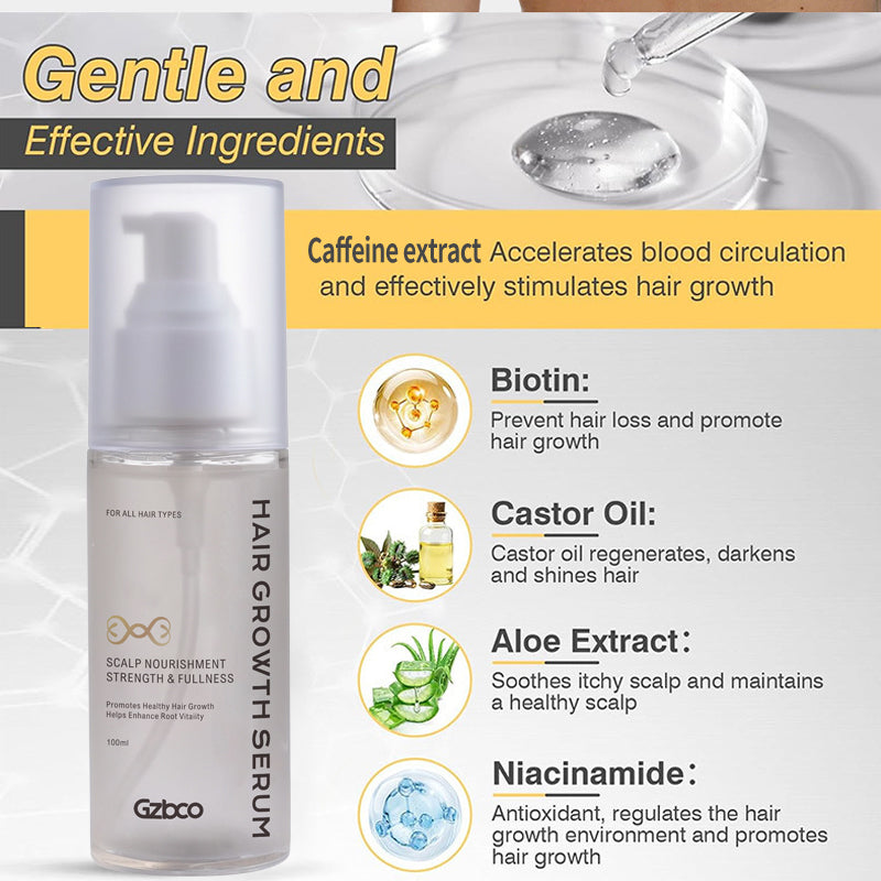 Serum Pertumbuhan Rambut OEM Formula Nutrisi Kulit Kepala & Penguatan Rambut