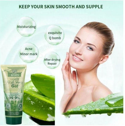 Aloe Vera Gel Hydrating Moisturizing Repair Cream Kosmetik Pengolahan OEM