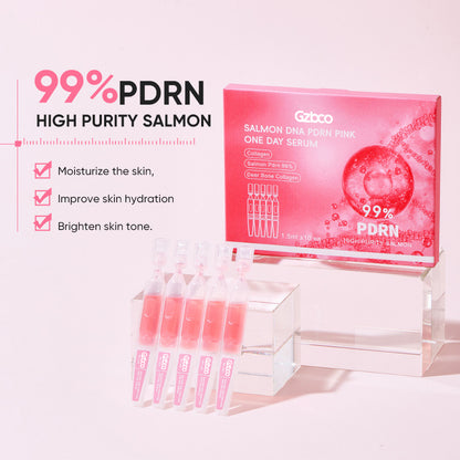 OEM Ampul DNA Salmon PDRN Pelepasan Tunggal Perawatan Perbaikan Kulit